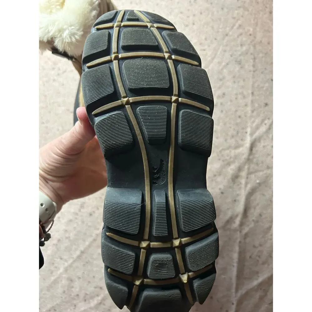 Sorel Women’s 6 Faux Fur Lined Rubber Bottom Zip Front Winter Booties